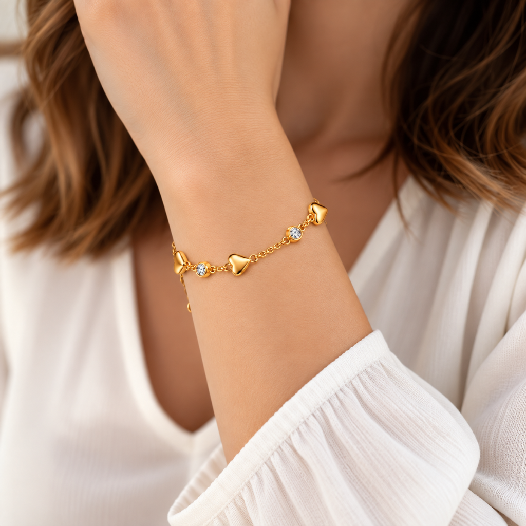 Love Orbit bracelet - 18k Gold (Demi Fine)