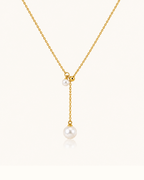 Pearl Layer Necklace - 18k Gold ( Demi Fine )