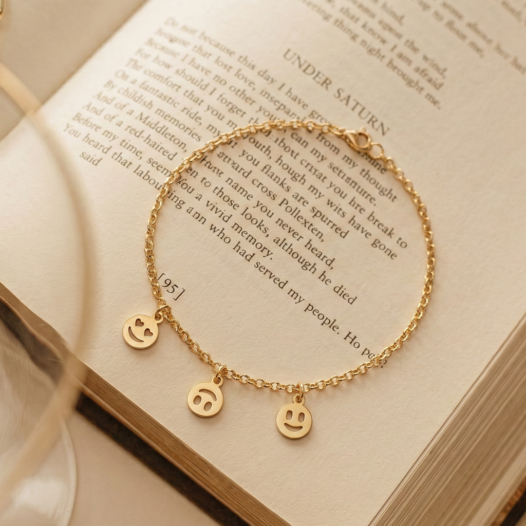 Silver Smile Spark Anklet