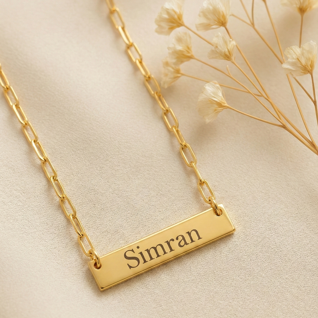Reversible Bar Necklace