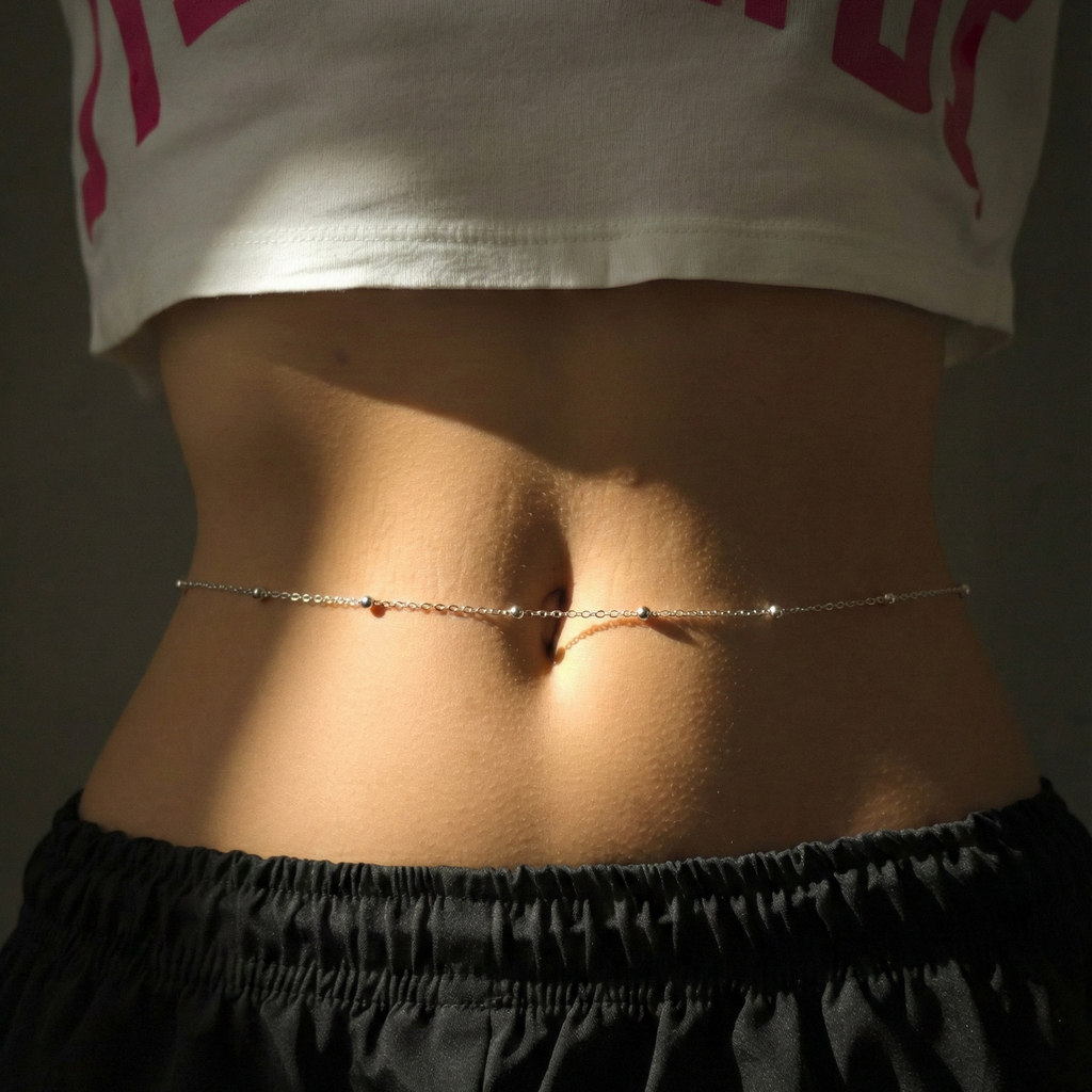 Silver Pulse Waist Chain