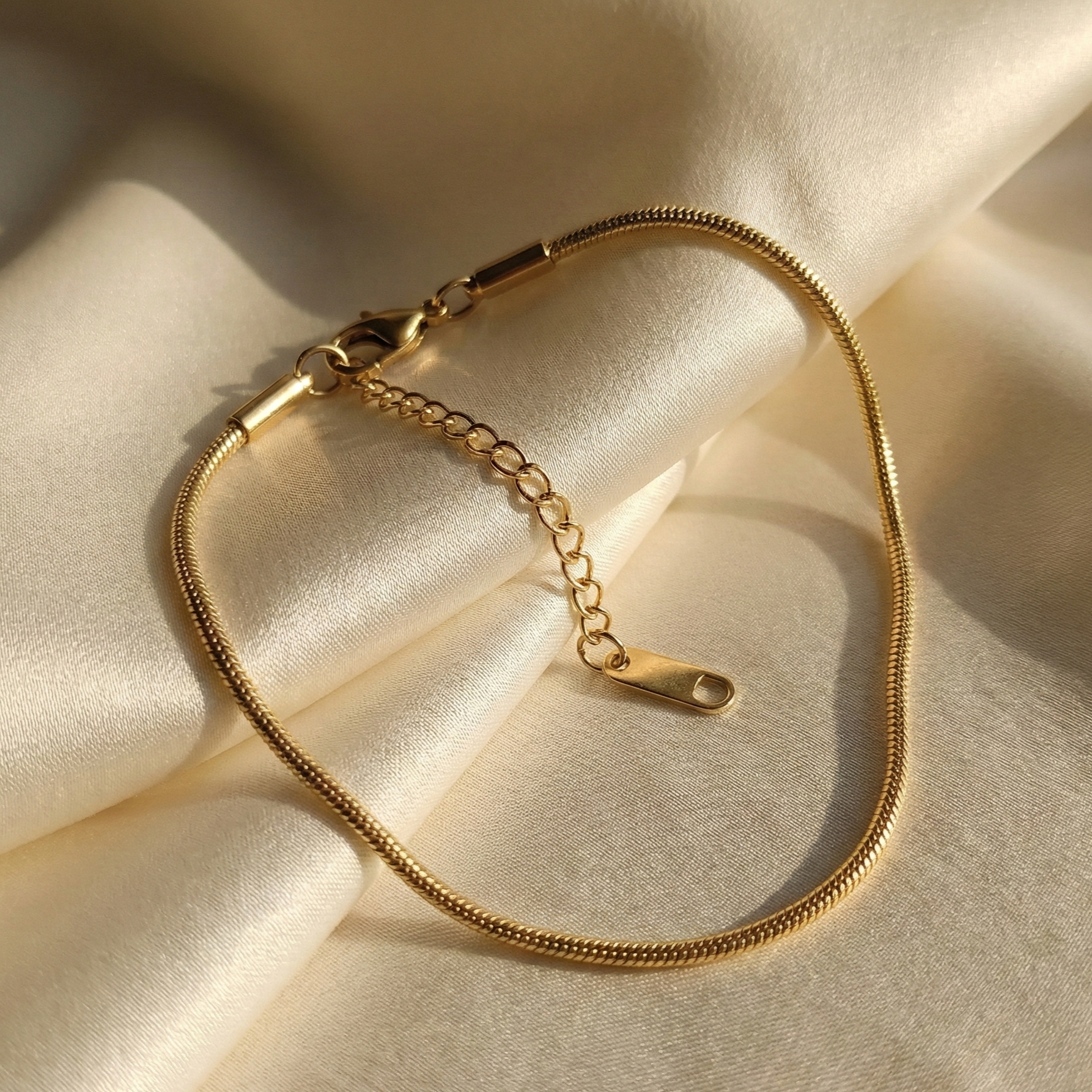 Gold Snake Chain Bracelet