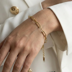 Linkora bracelet - 18k Gold (Demi Fine)