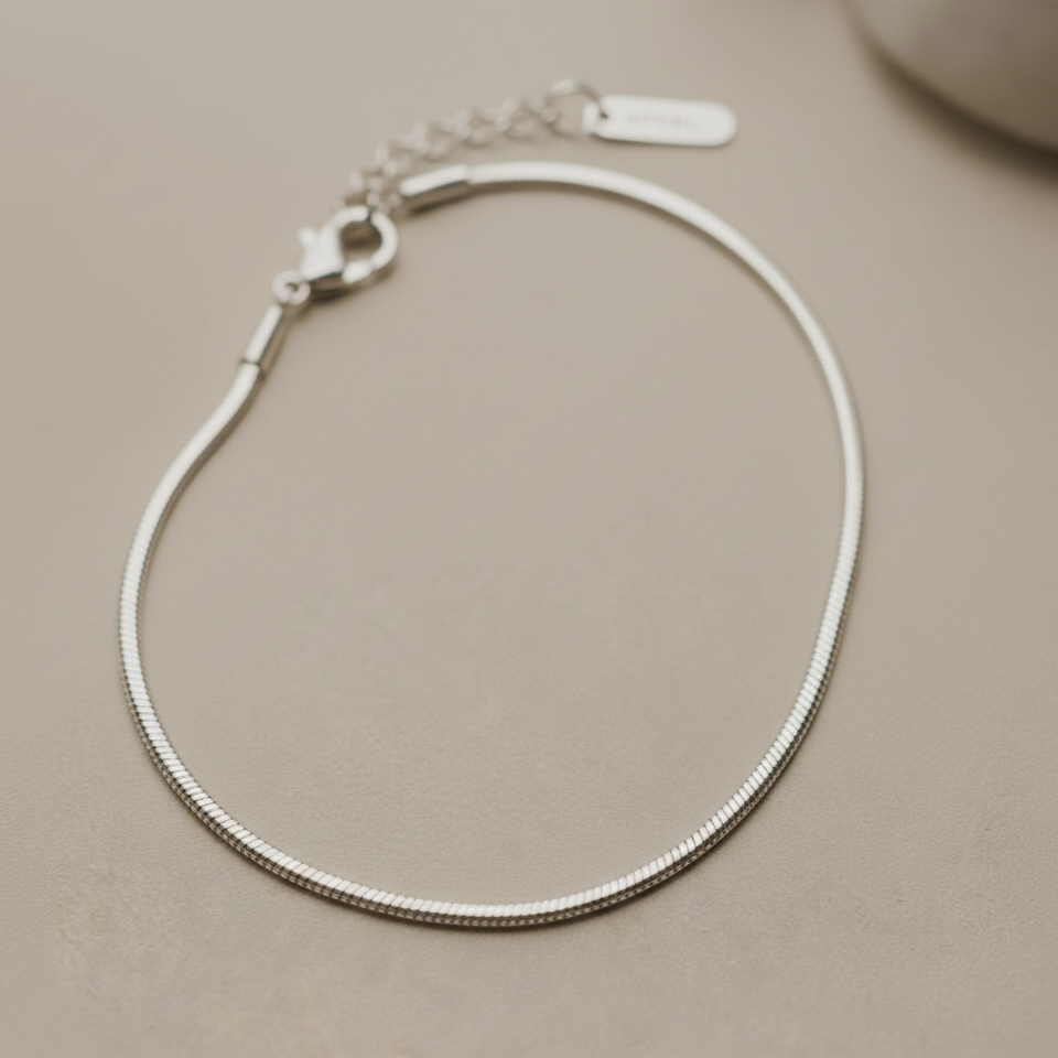 Silver Snake Chain Bracelet