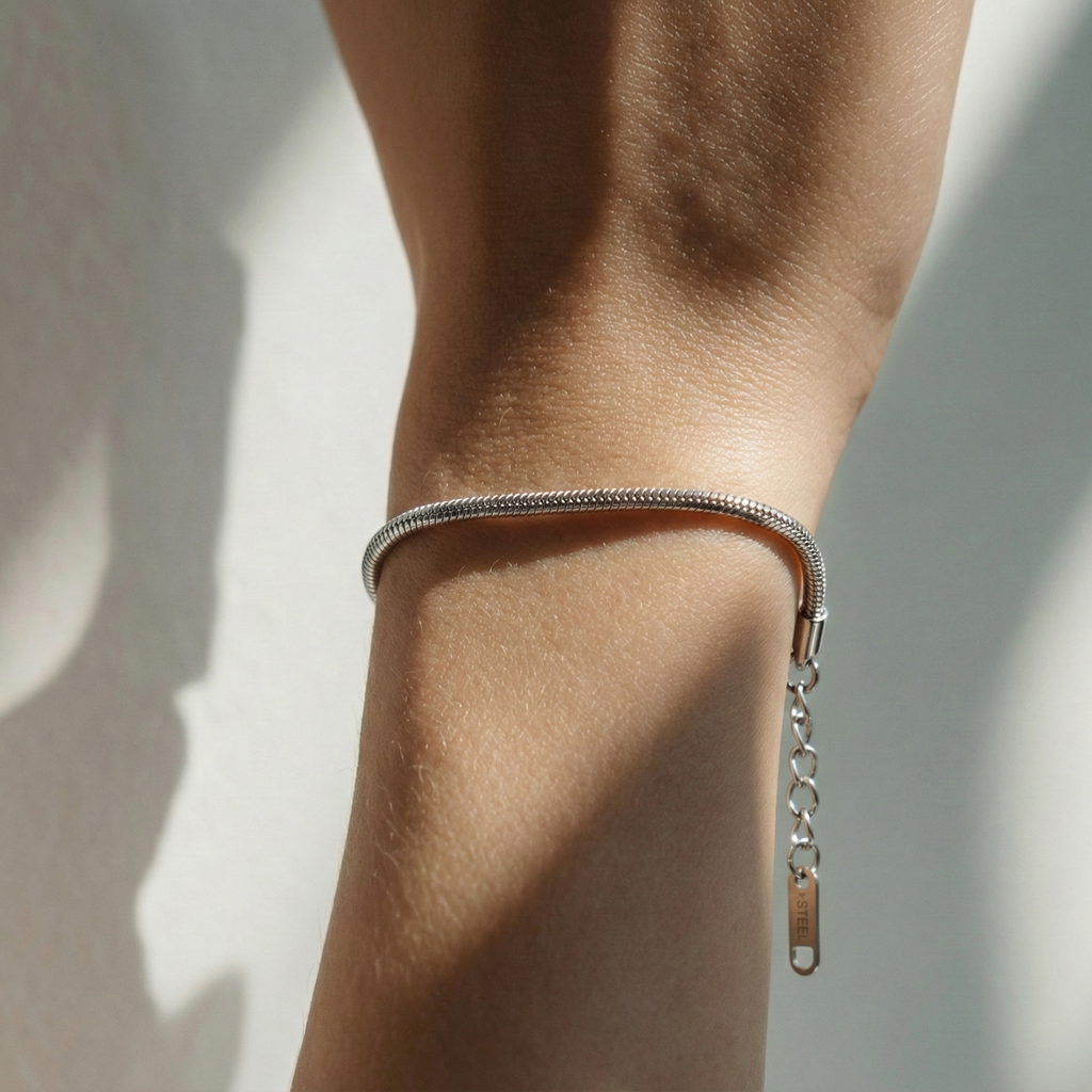 Silver Snake Chain Bracelet