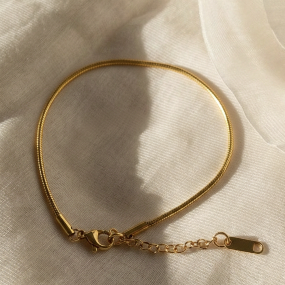 Gold Snake Chain Bracelet