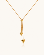 Heart Arrow Necklace - 18k Gold ( Demi Fine )