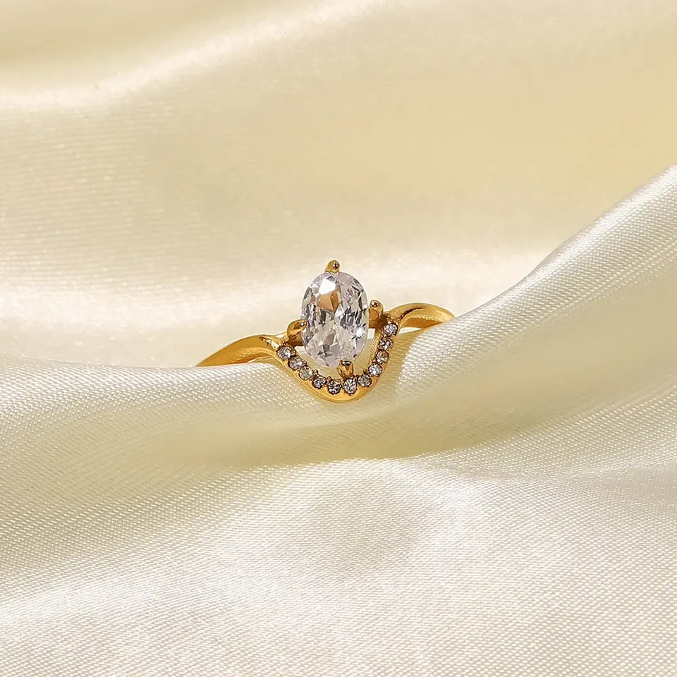 Tusk Chimes Leaf Ring