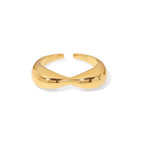 Sculptural Cuff Ring - 18K (Demi Fine)