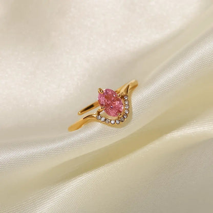 Azalea Chimes Leaf Ring