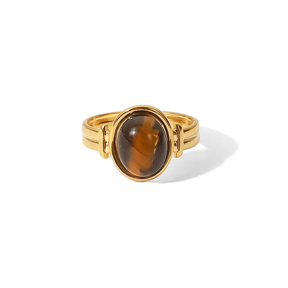 Tiger Eye Majesty Ring