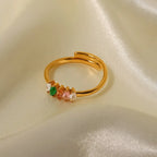 Pastel Prism Ring - 18k Gold (Demi Fine)