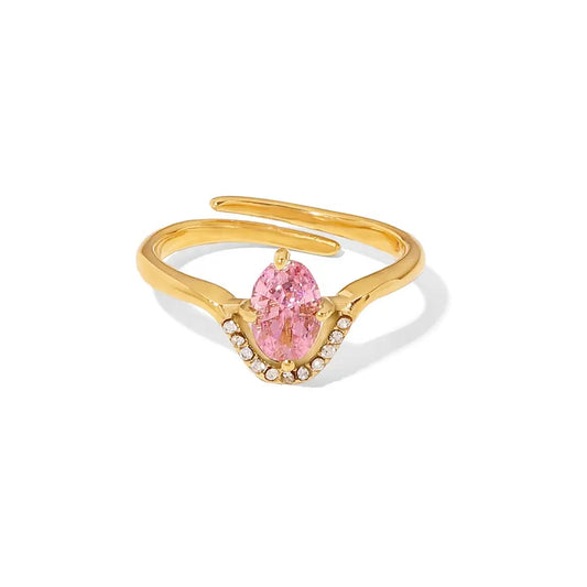 Azalea Chimes Leaf Ring