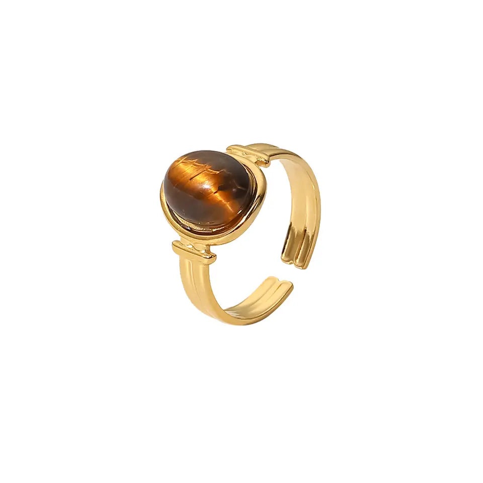 Tiger Eye Majesty Ring