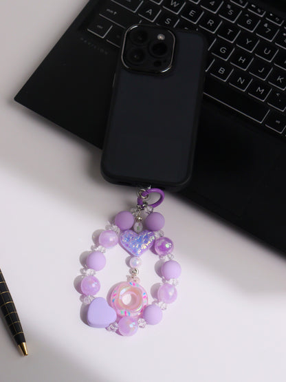 Mermaid wishes Purple mobile charm