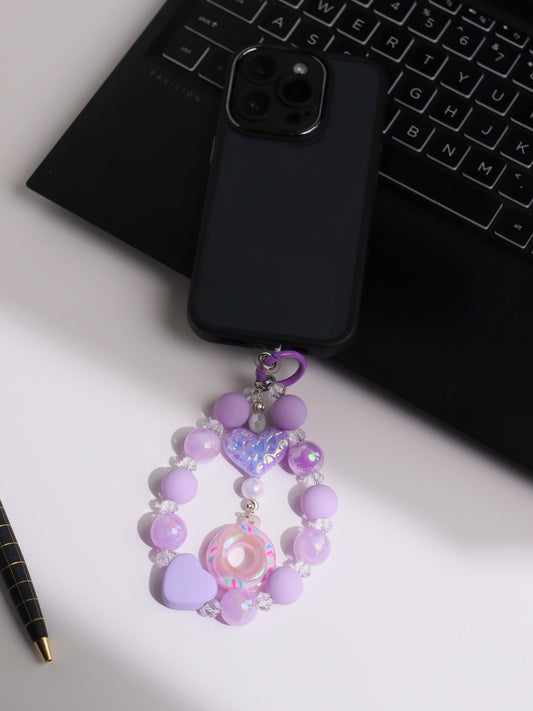 Mermaid wishes Purple mobile charm