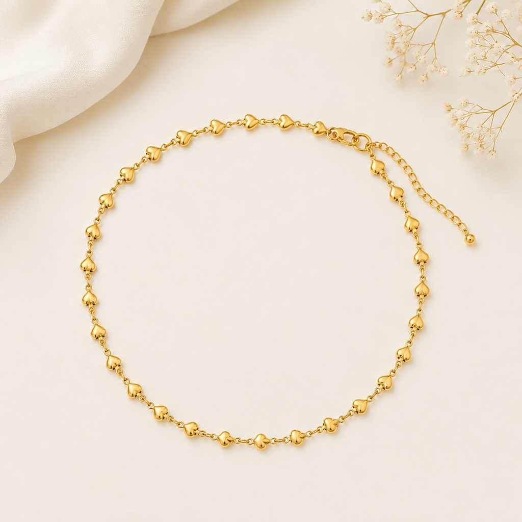 Golden Hearts Waist Chain