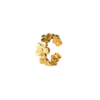 Golden Petals Ring - 18k Gold (Demi Fine)