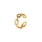 Braided Link Ring - 18k Gold (Demi Fine)
