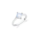 Princess Cut Quartz Ring