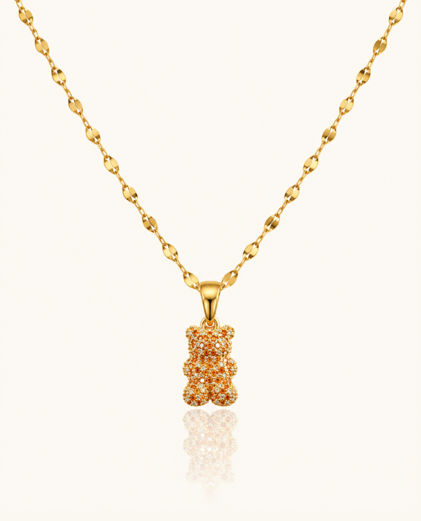 Teddy Necklace - 18K Gold (Demi Fine)