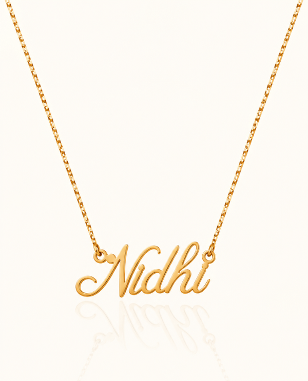 Signature Gold Name Necklace