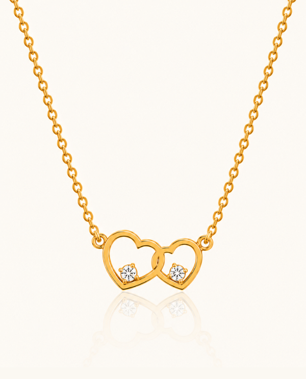 Linked Hearts Necklace