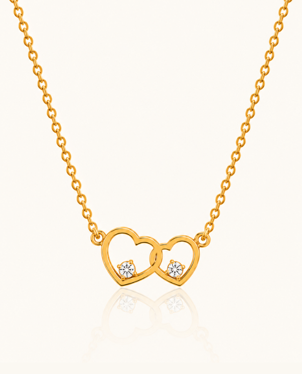 Linked Hearts Necklace