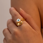 Mystic Hearts ring - 18k Gold (Demi Fine)