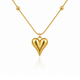 Gold Heartbeat Pendant Necklace