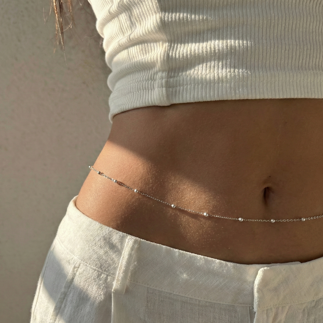 Silver Pulse Waist Chain