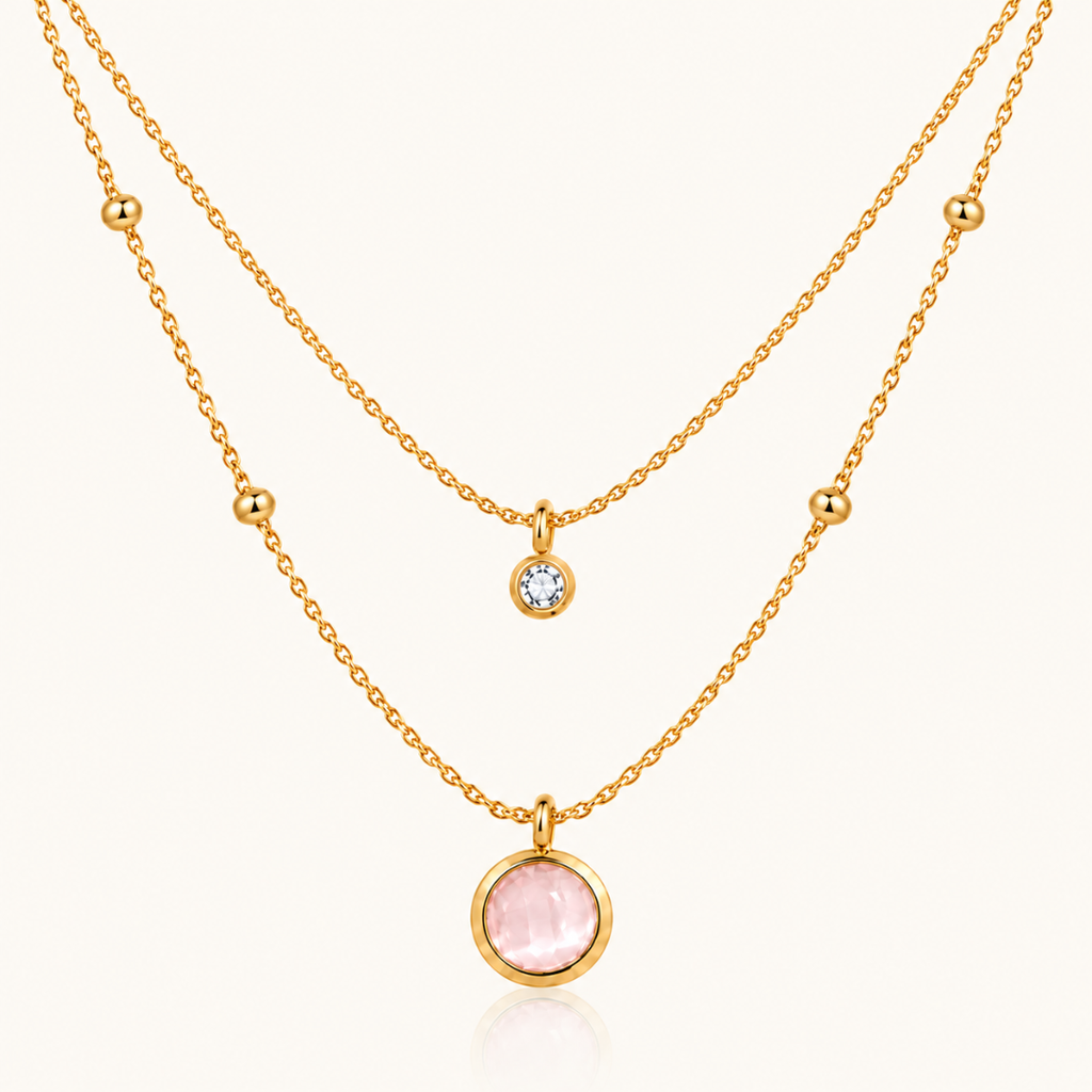 Lunar Drop Necklace - 18k Gold (Demi Fine)