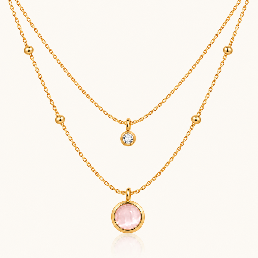 Lunar Drop Necklace - 18k Gold (Demi Fine)