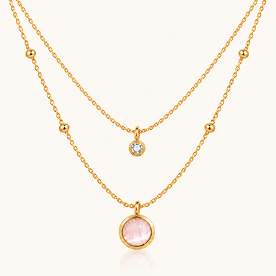 Lunar Drop Necklace - 18k Gold (Demi Fine)