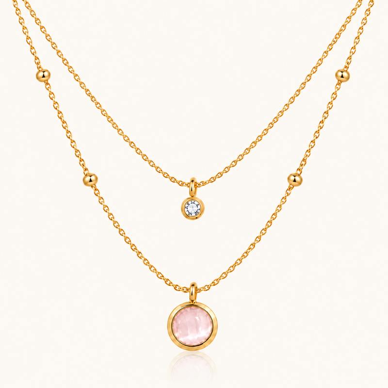 Lunar Drop Necklace - 18k Gold (Demi Fine)