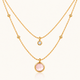 Lunar Drop Necklace - 18k Gold (Demi Fine)