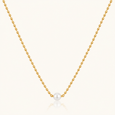 Pearl Dot necklace - 18K Gold (Demi Fine)