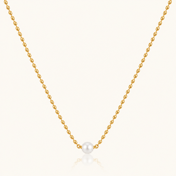 Pearl Dot necklace - 18K Gold (Demi Fine)