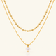 Lustre Necklace - 18K Gold (Demi Fine)