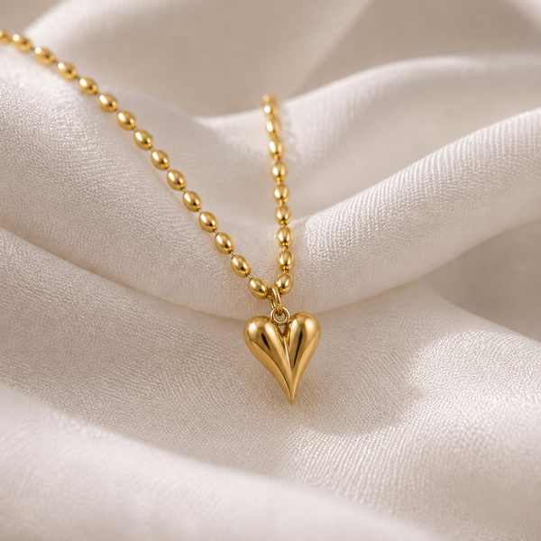 Love Drop Necklace -18k Gold (Demi Fine)