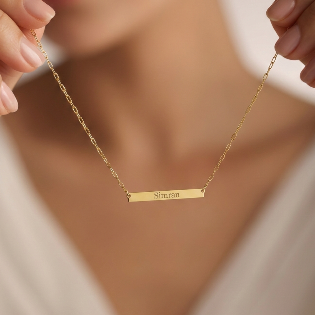 Reversible Bar Necklace
