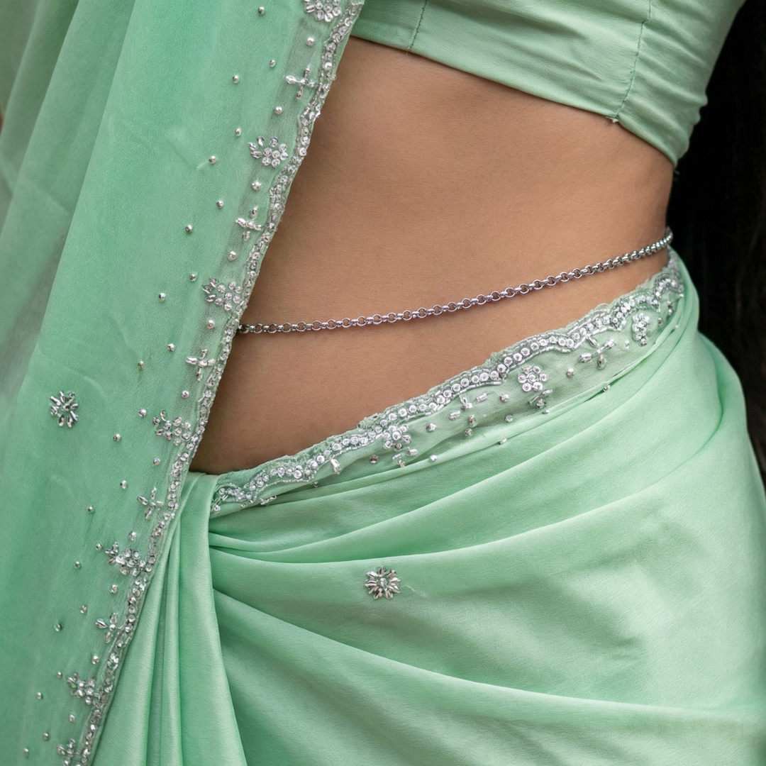 Quantum Silver Loop Waist Chain