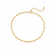 Gold Beaded Chain Bracelet