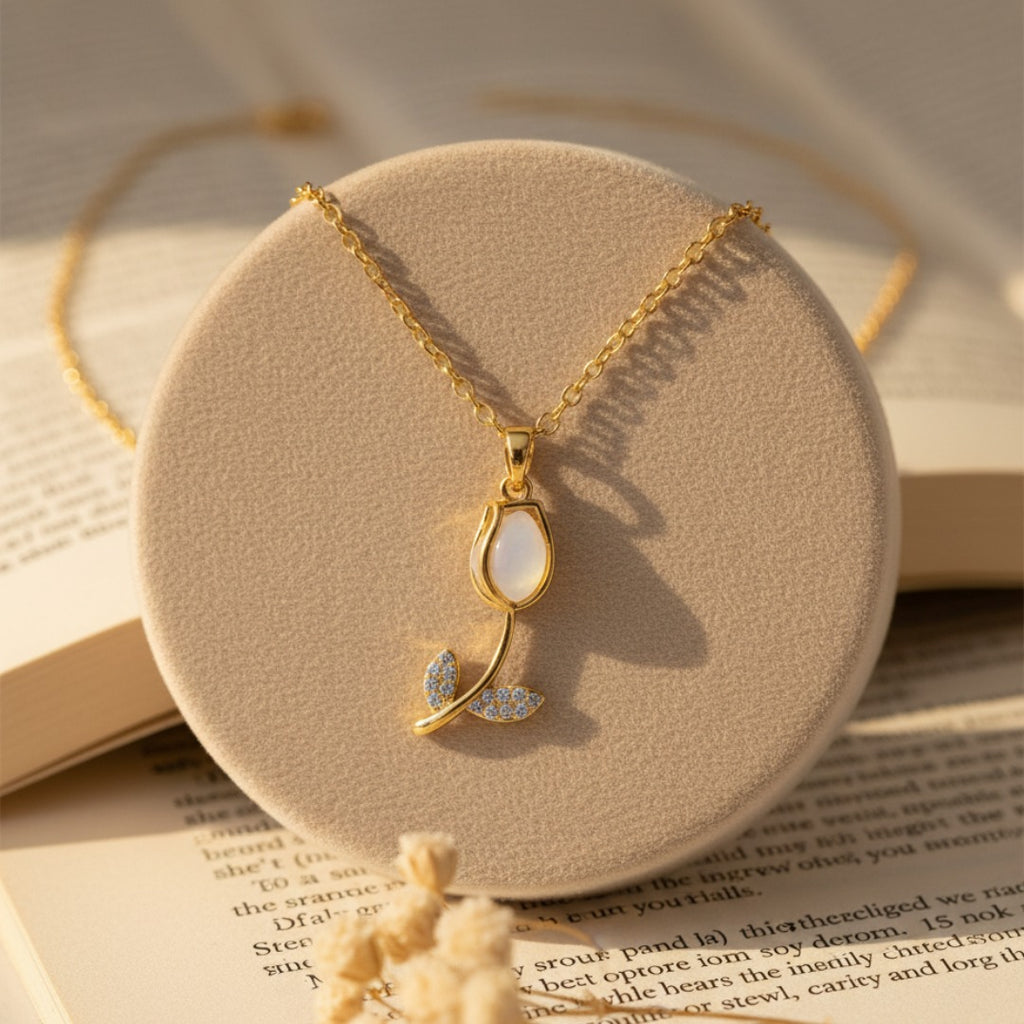 Tulip Leaf Necklace