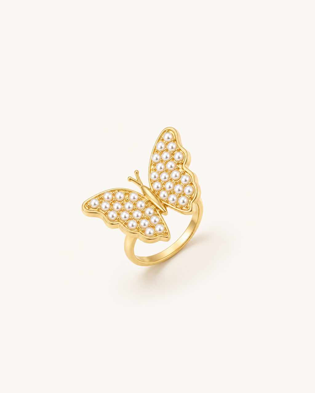 Pearlwing ring - 18k Gold (Demi Fine)