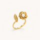 Roselle ring - 18k Gold (Demi Fine)
