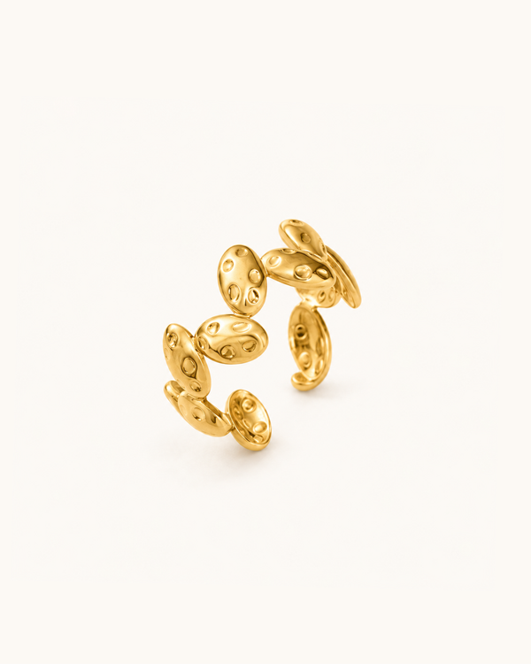 Oval Rhythm ring - 18k Gold (Demi Fine)