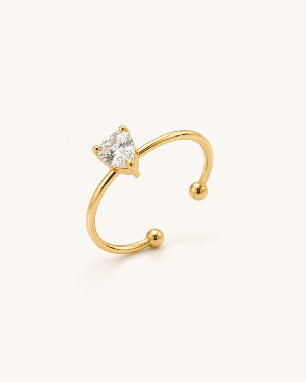 Trillion Glow Ring - 18k Gold (Demi Fine)