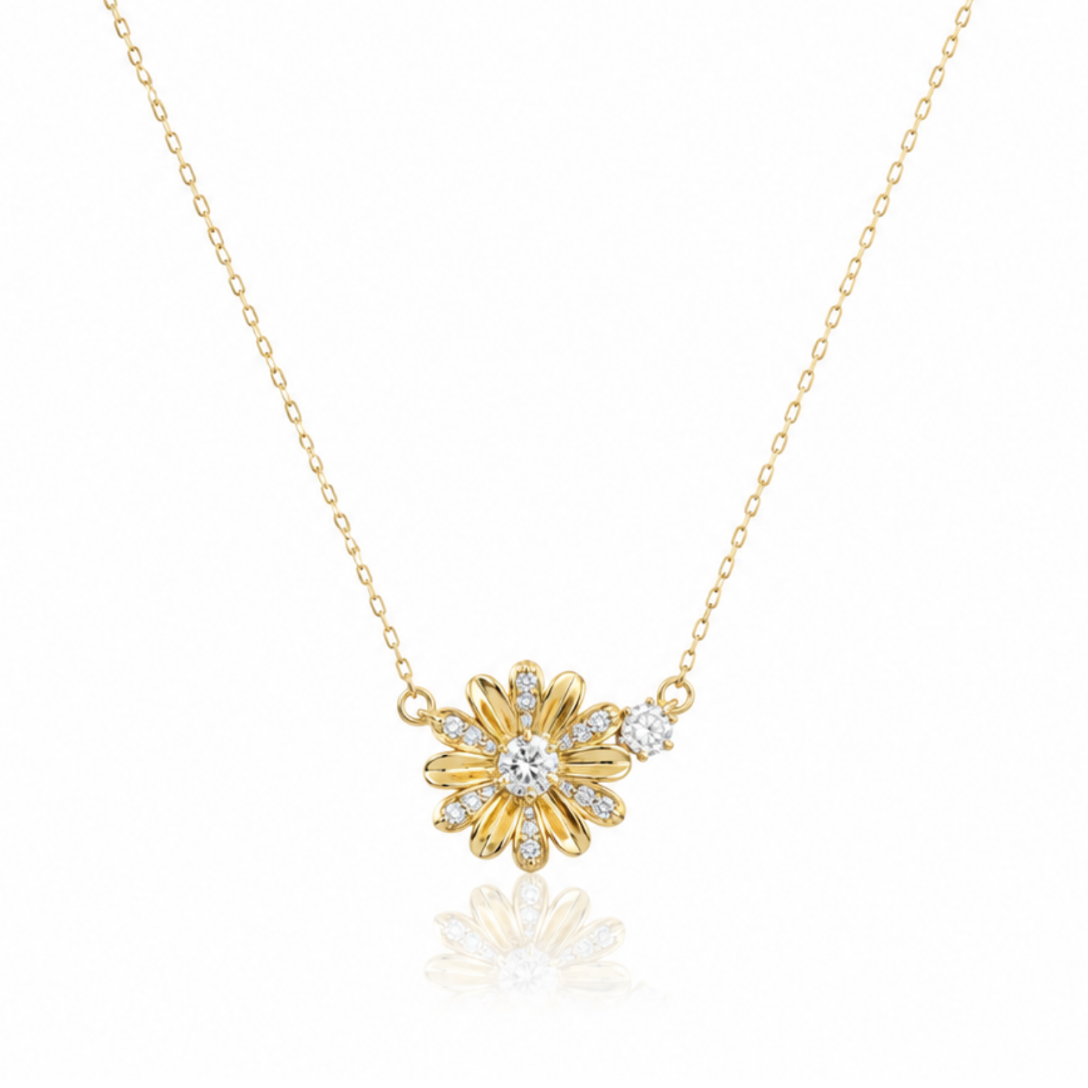 Eternal Daisy Flower Necklace