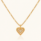 Halo Heart Necklace